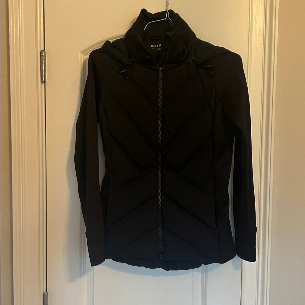 Athleta Black Quilted Jacket